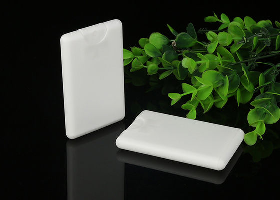 بخاخ مضخة عطر بلاستيك 20 مل، زجاجة بخاخ بتصميم بطاقة ائتمان بألوان جميلة