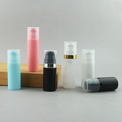 بيع بالجملة مادة واحدة PP مضخة بلا هواء زجاجة 5ml 10ml 15ml مضخة لوشن الفراغ قابلة لإعادة التدوير للعناية بالبشرة
