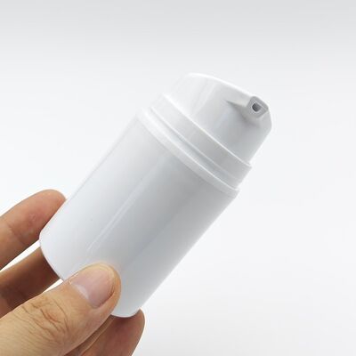 Customized Plastic 50g PP Airless Bottle with Vacuum Lotion Pump for Cosmetic Packaging